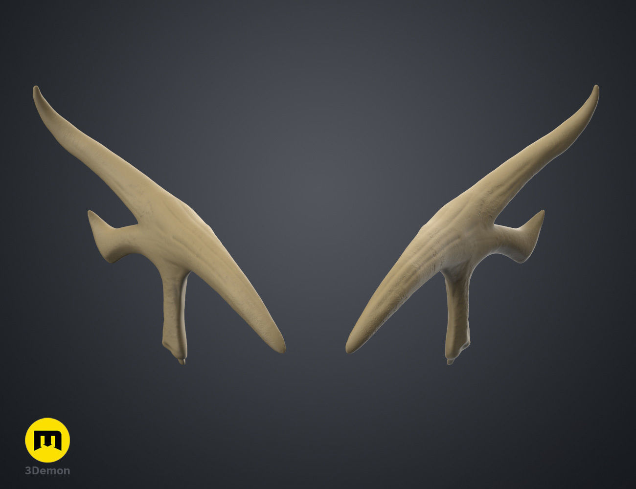 Keyleths Antler Tiara - The Legend of Vox Machina 3D print model_17