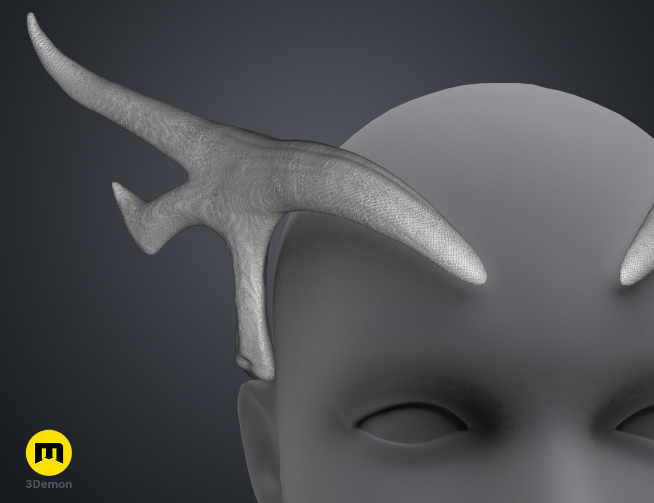 Keyleths Antler Tiara - The Legend of Vox Machina 3D print model_11