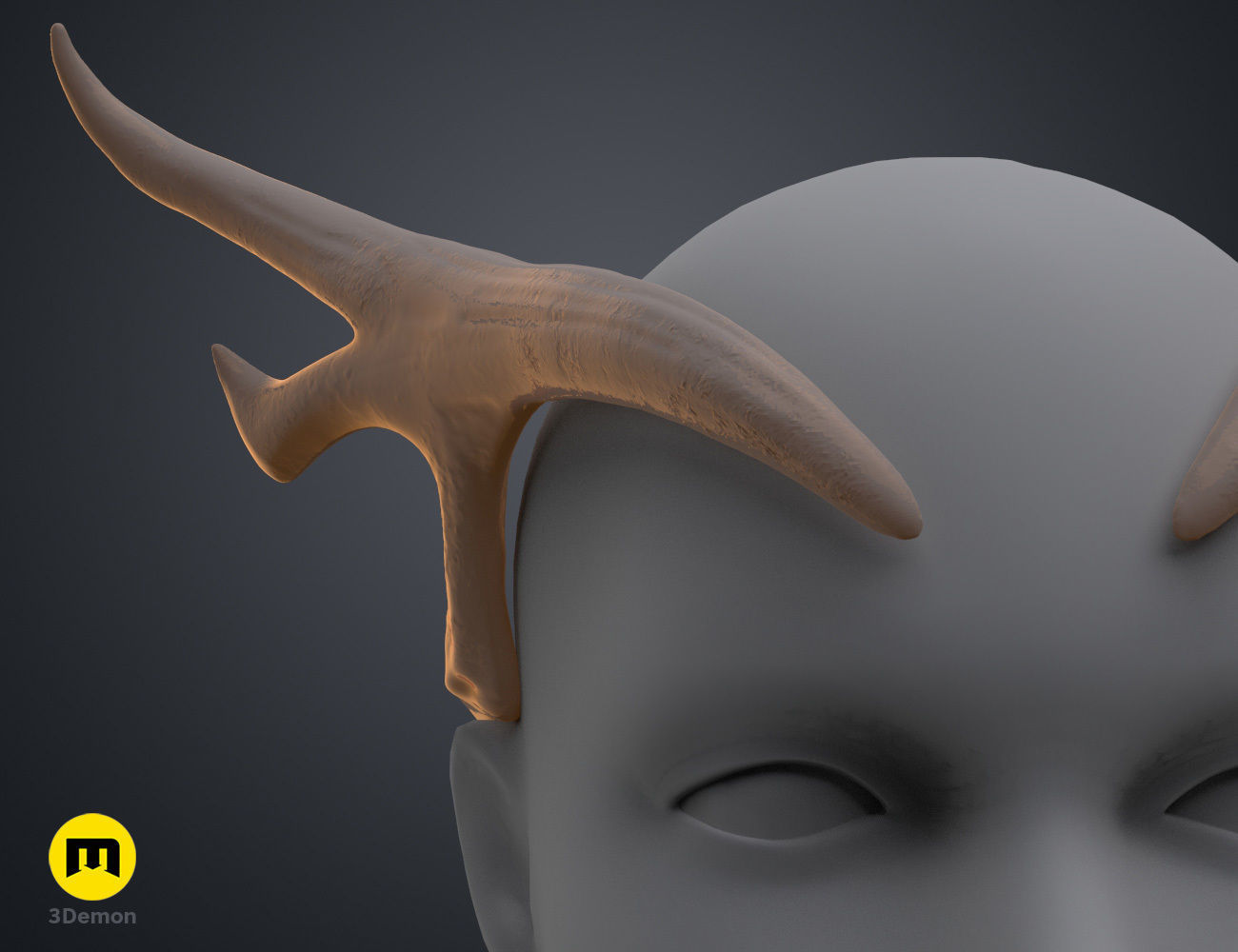 Keyleths Antler Tiara - The Legend of Vox Machina 3D print model_10