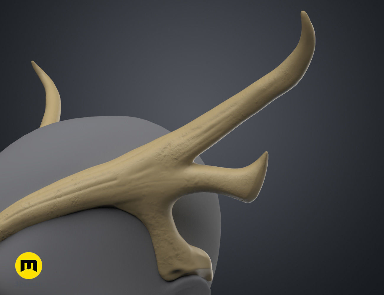 Keyleths Antler Tiara - The Legend of Vox Machina 3D print model_5