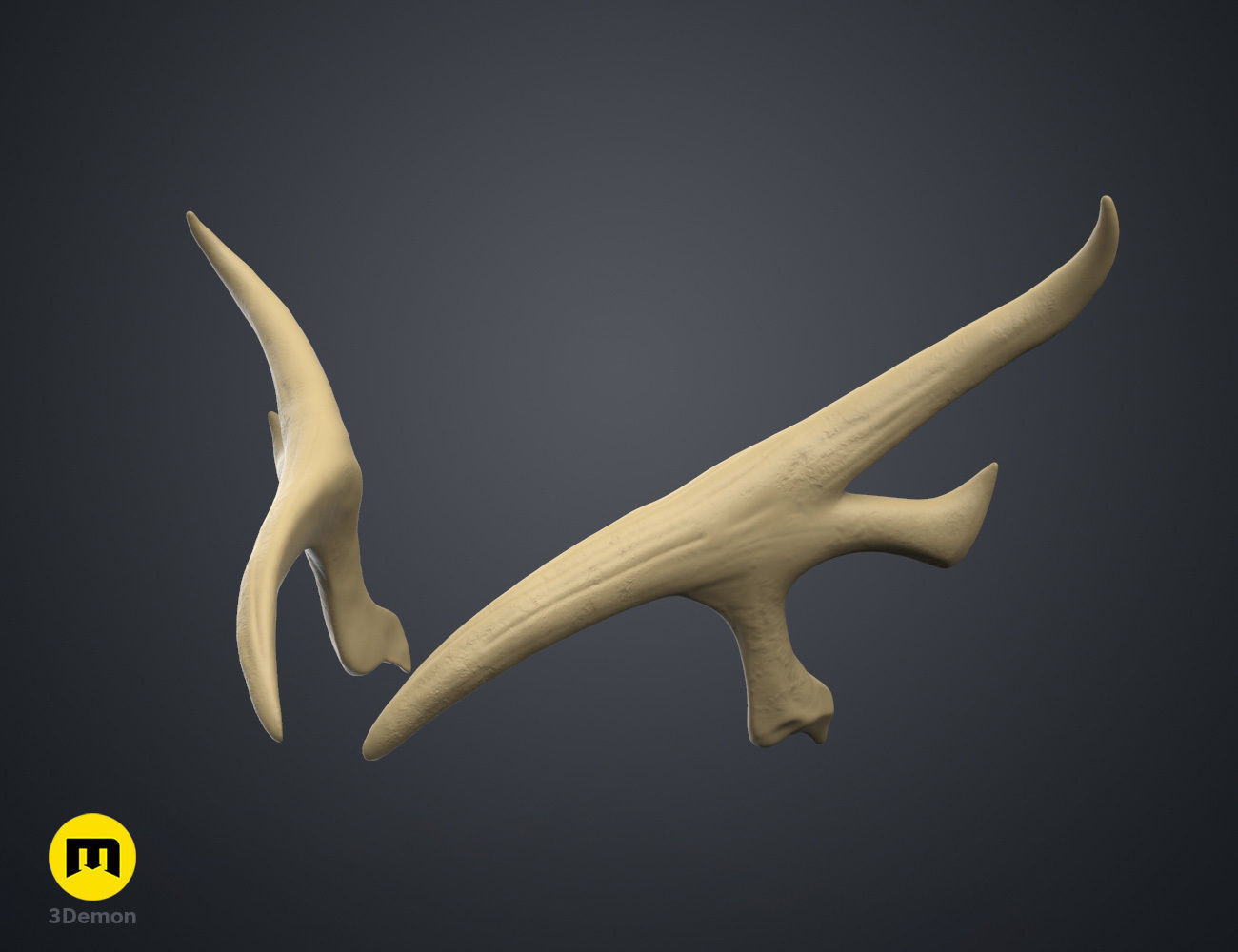 Keyleths Antler Tiara - The Legend of Vox Machina 3D print model_16