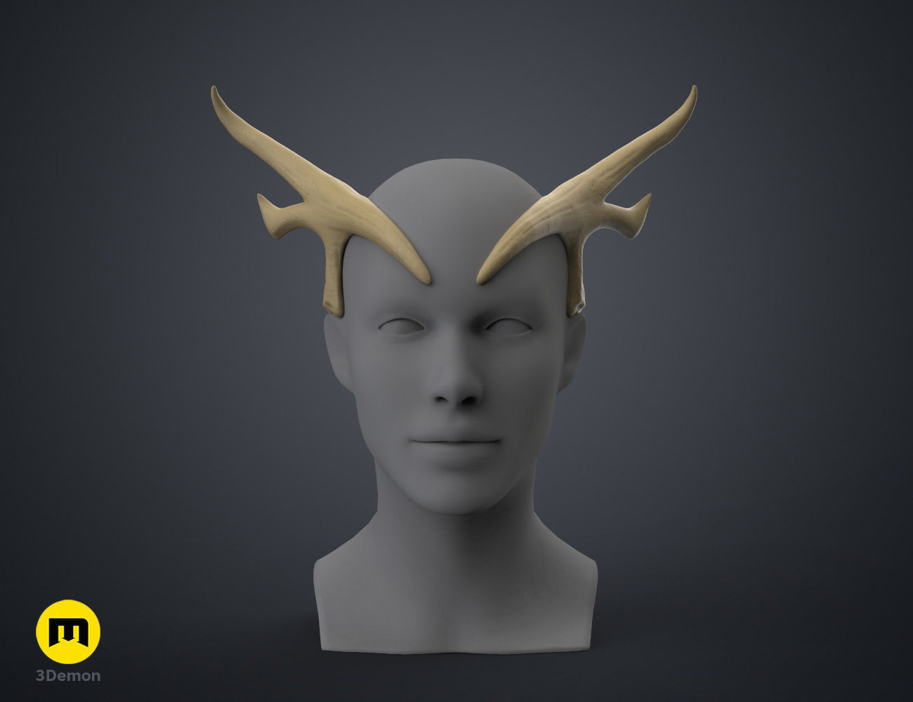 Keyleths Antler Tiara - The Legend of Vox Machina 3D print model_1