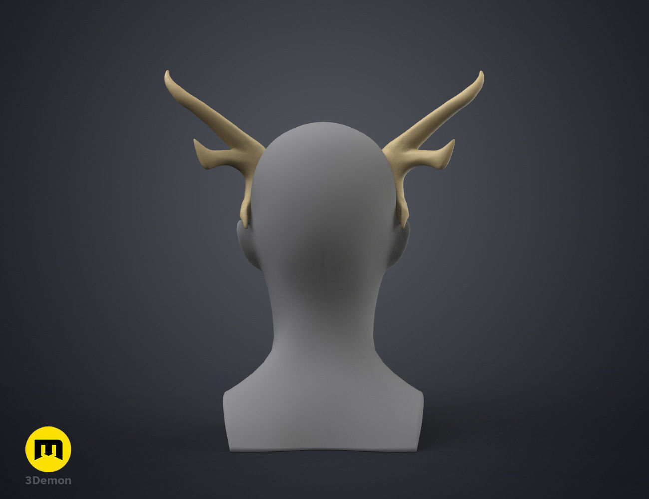 Keyleths Antler Tiara - The Legend of Vox Machina 3D print model_19