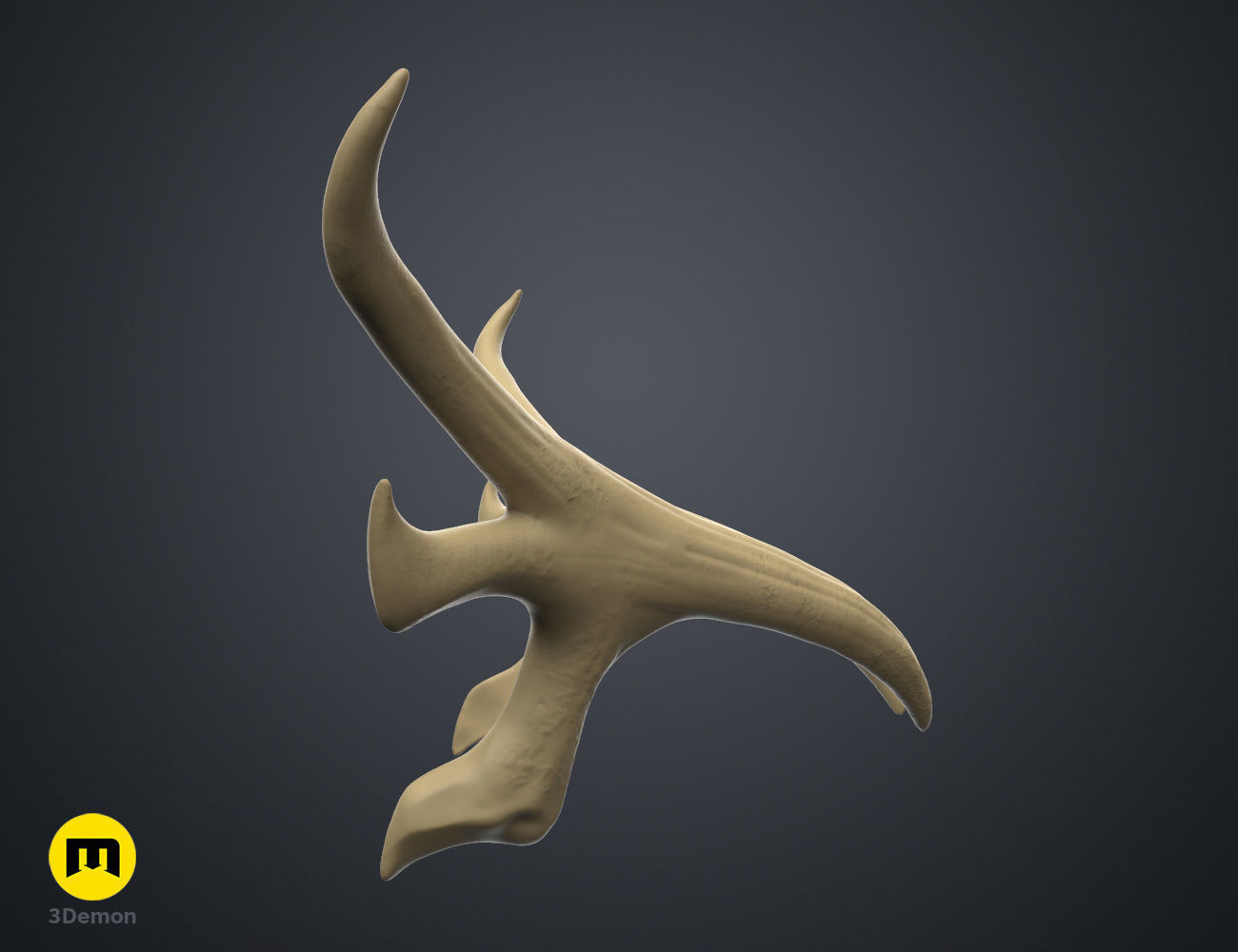 Keyleths Antler Tiara - The Legend of Vox Machina 3D print model_3