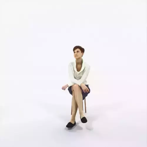 Luna 22F Listening Sitting Casual Woman