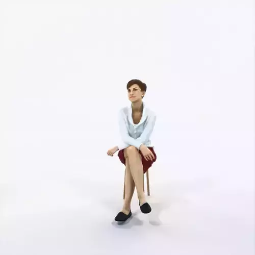 Luna 22E Listening Sitting Casual Woman