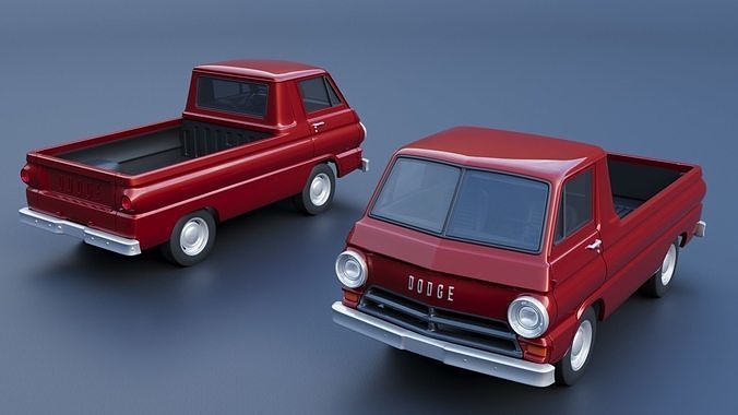 Dodge A100 Pickup 3D print model 2