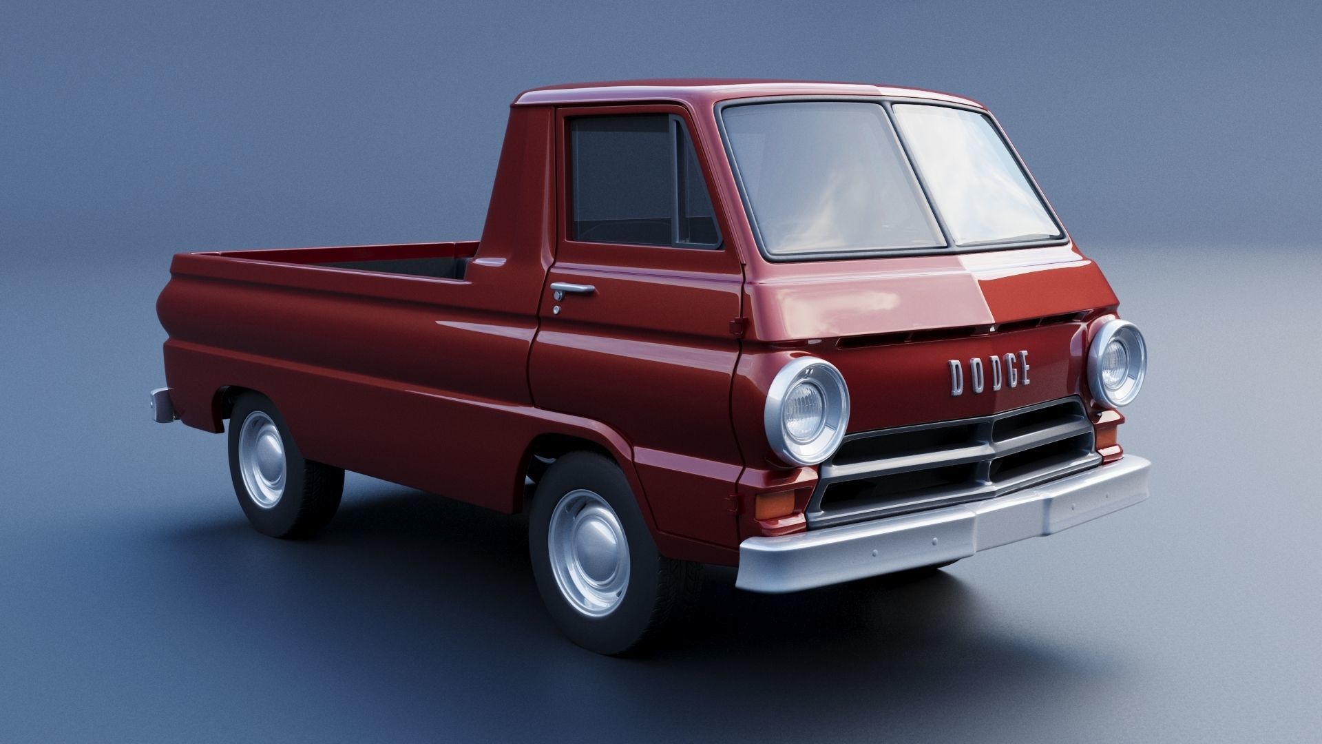 Dodge A100 Pickup 3D print model_8