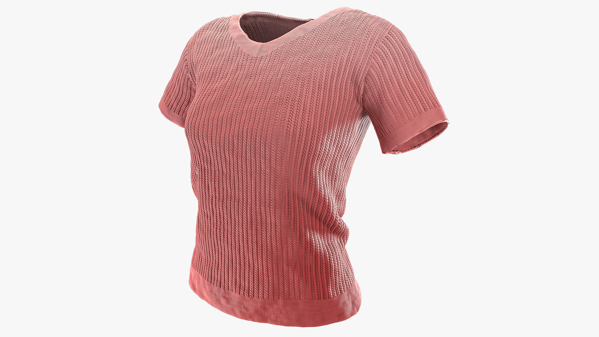 T-shirt Low-poly 3D model_2