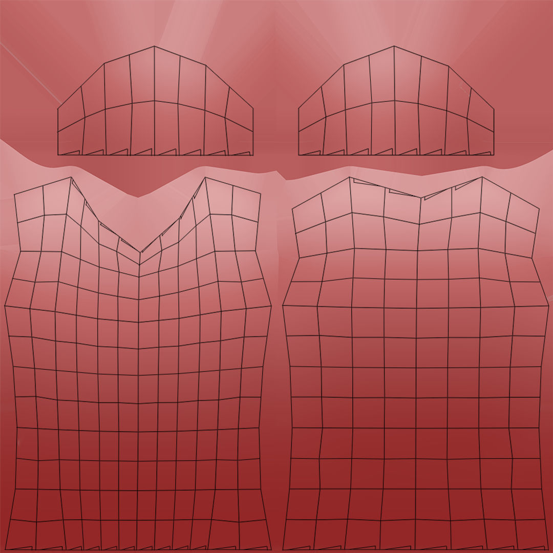 T-shirt Low-poly 3D model_5