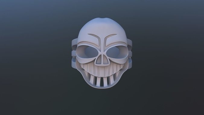 Smiling Skull Ring 3D print model