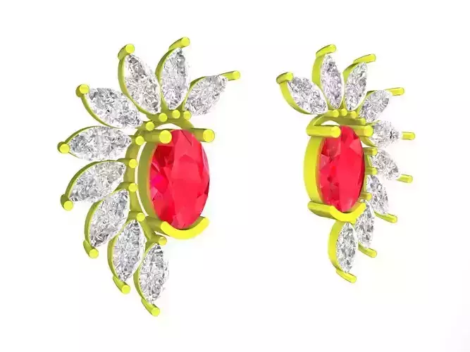 5802 diamond earrings