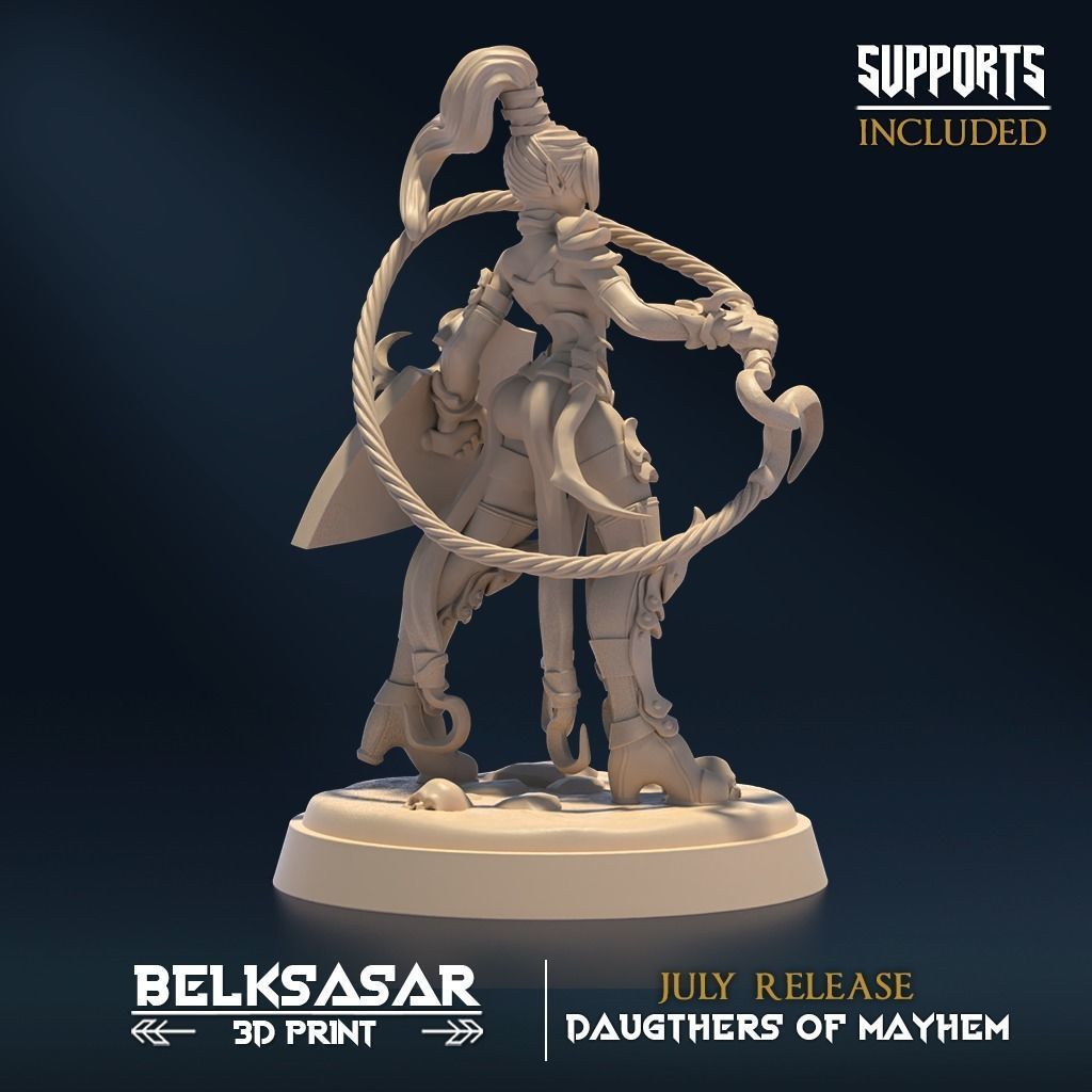 Sisters of Mayhem A Nude and Normal 3D print model_1