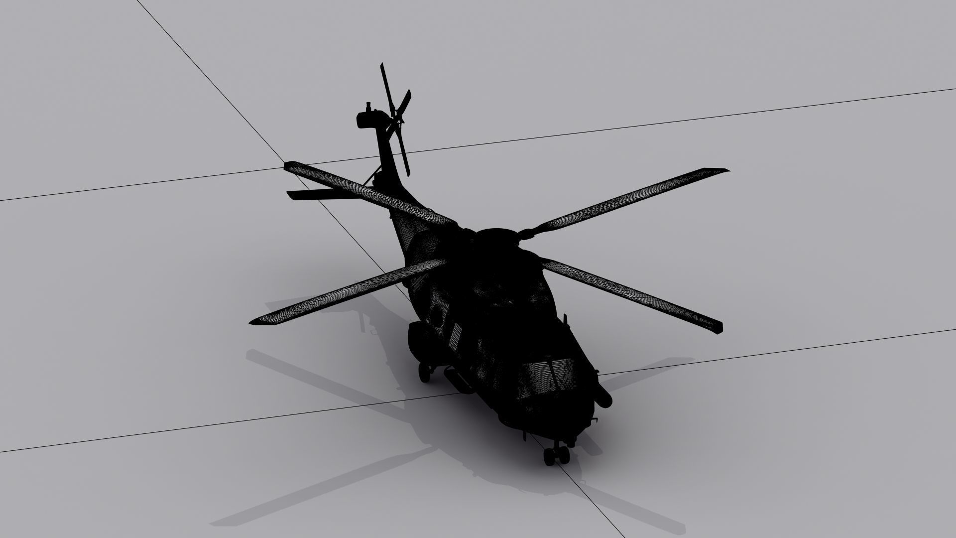 NH90 Helicopter 3D Print  3D print model_20