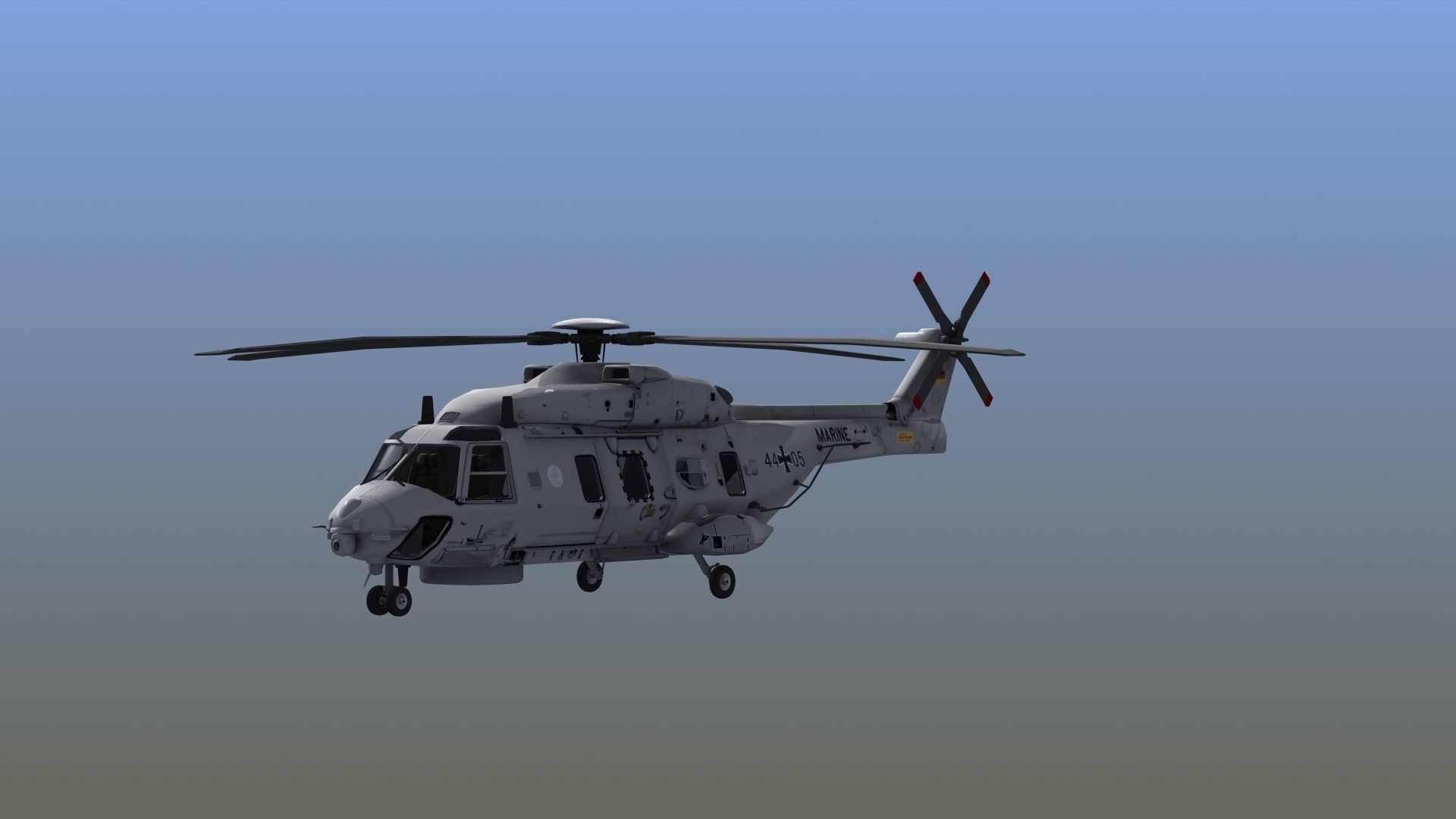 NH90 Helicopter 3D Print  3D print model_37