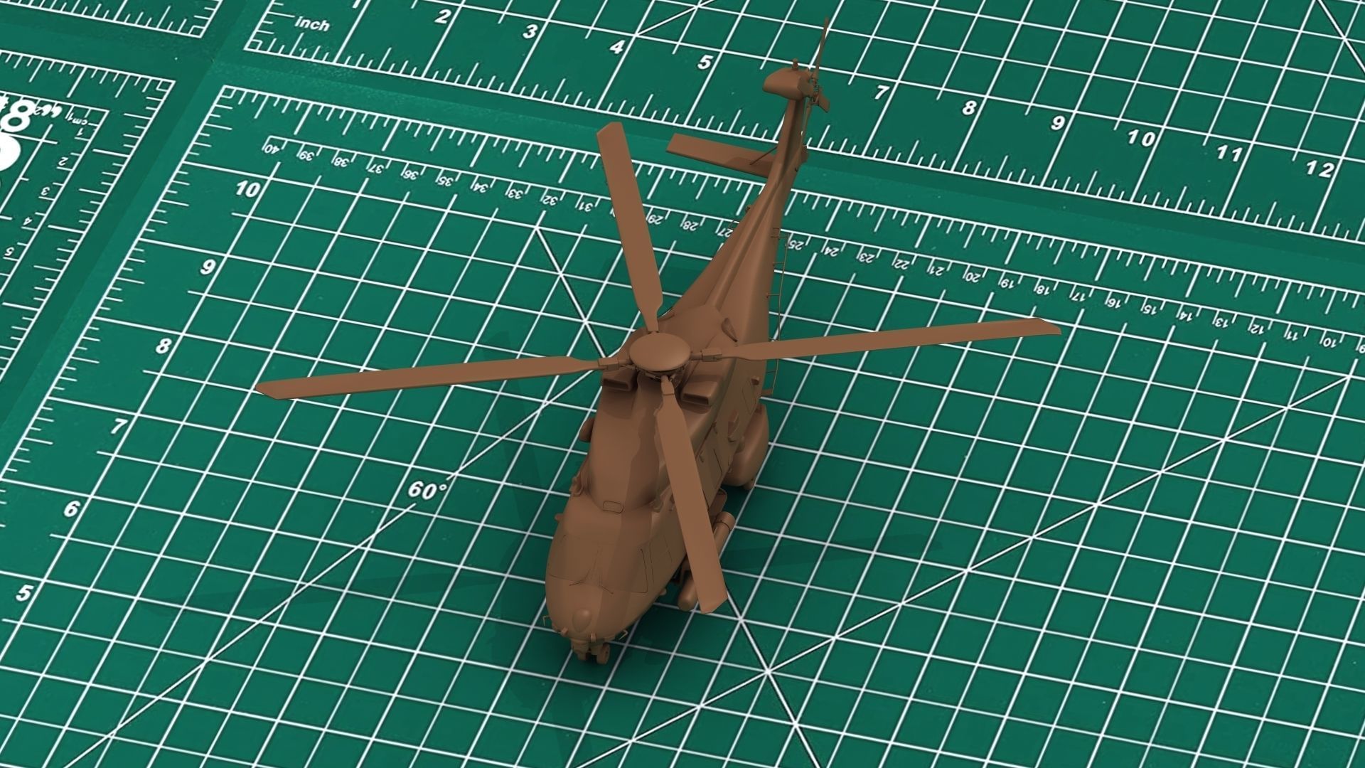 NH90 Helicopter 3D Print  3D print model_16