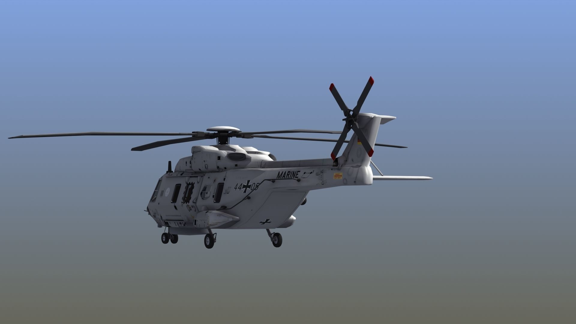 NH90 Helicopter 3D Print  3D print model_24
