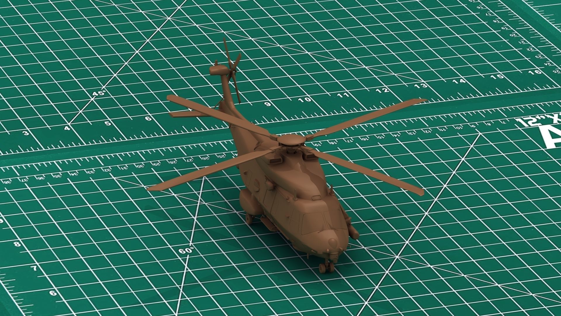 NH90 Helicopter 3D Print  3D print model_2
