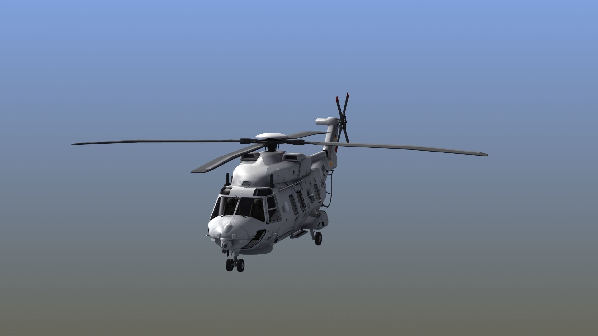 NH90 Helicopter 3D Print  3D print model_30