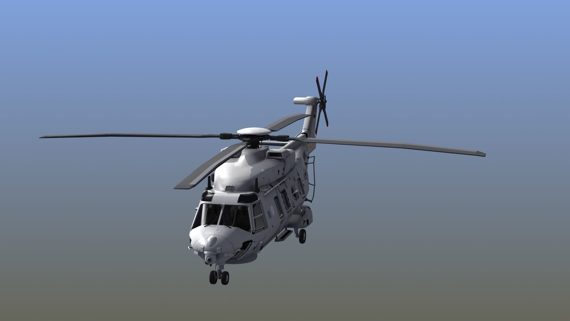 NH90 Helicopter 3D Print  3D print model_38