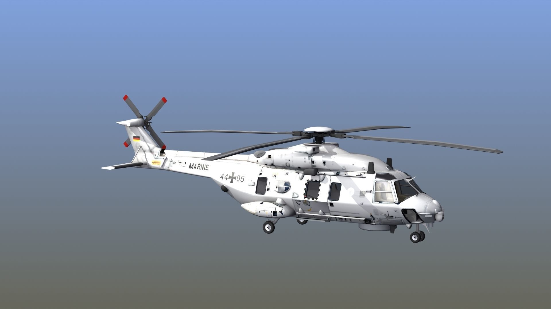 NH90 Helicopter 3D Print  3D print model_33