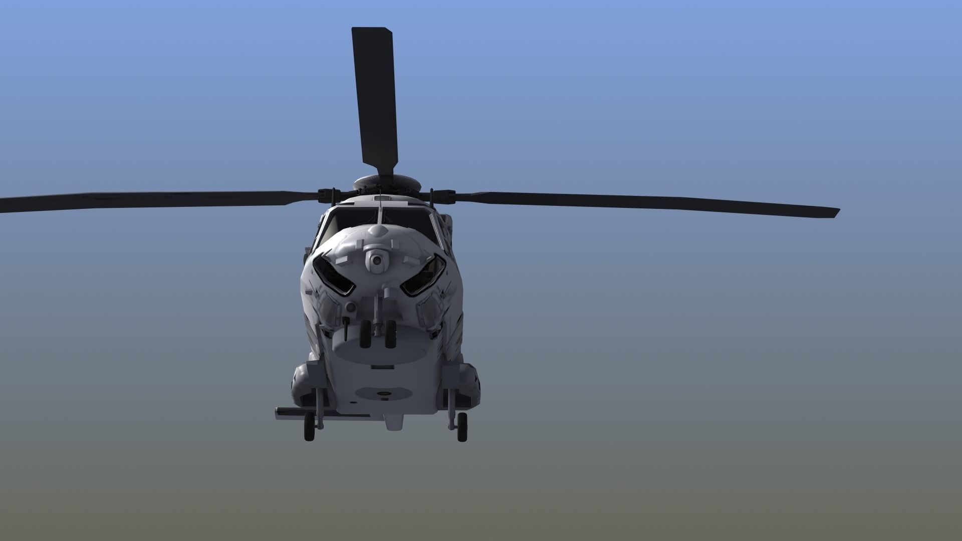 NH90 Helicopter 3D Print  3D print model_43
