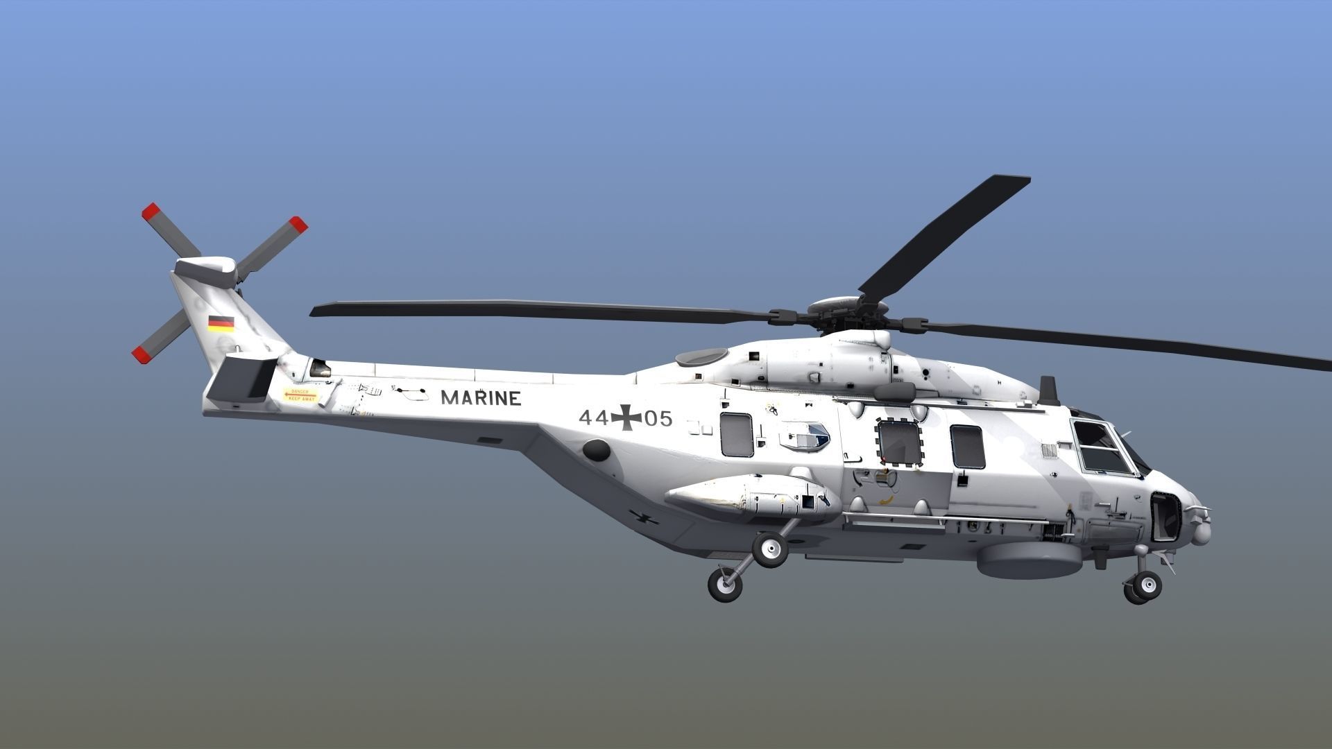 NH90 Helicopter 3D Print  3D print model_36