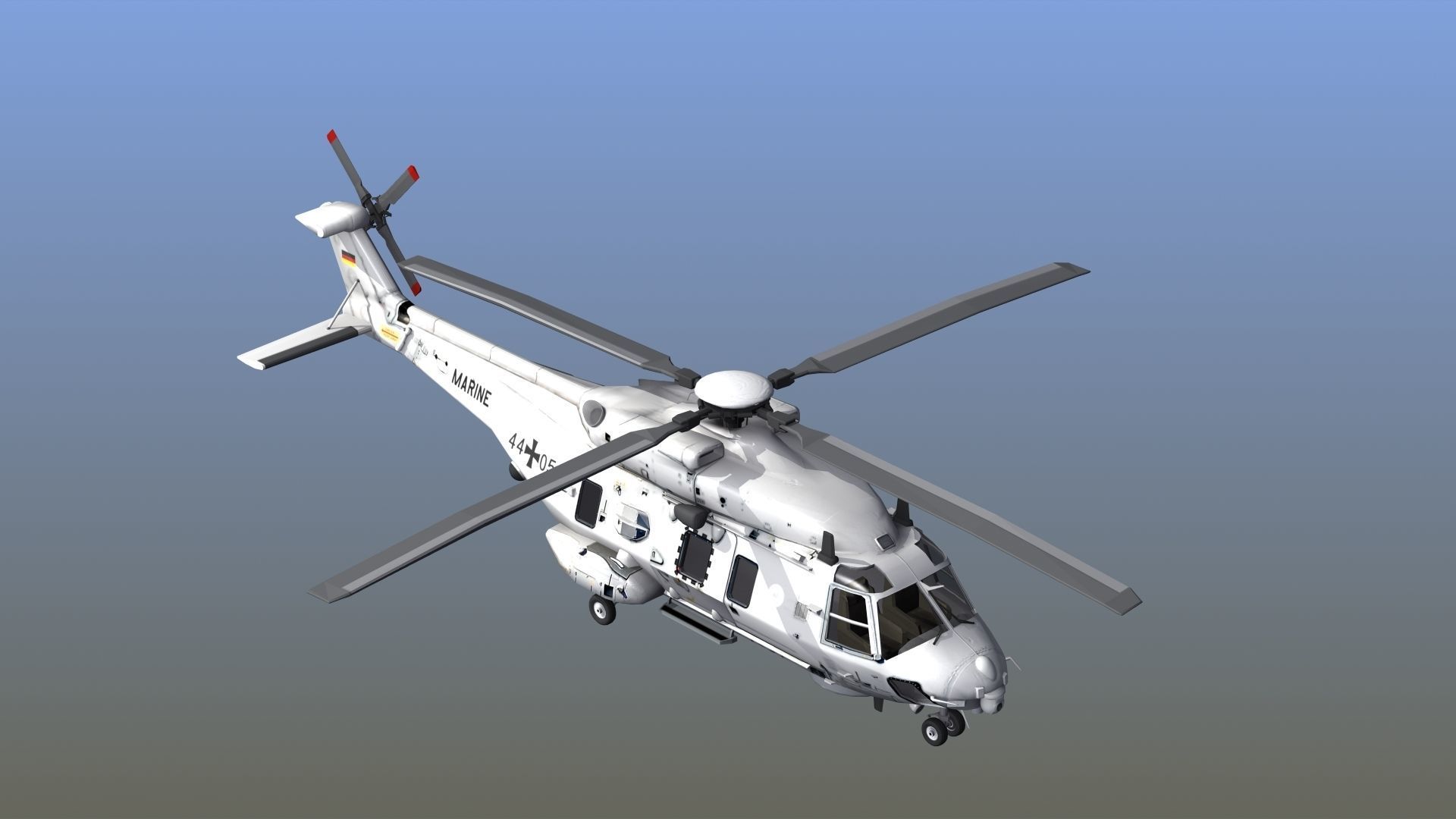 NH90 Helicopter 3D Print  3D print model_41