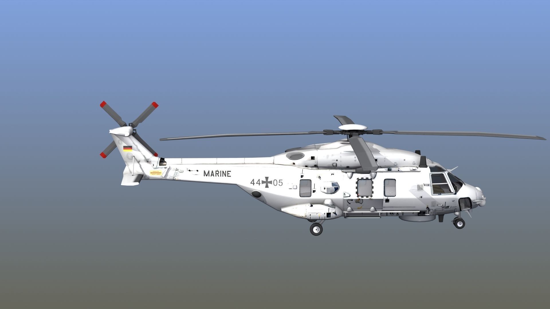 NH90 Helicopter 3D Print  3D print model_31