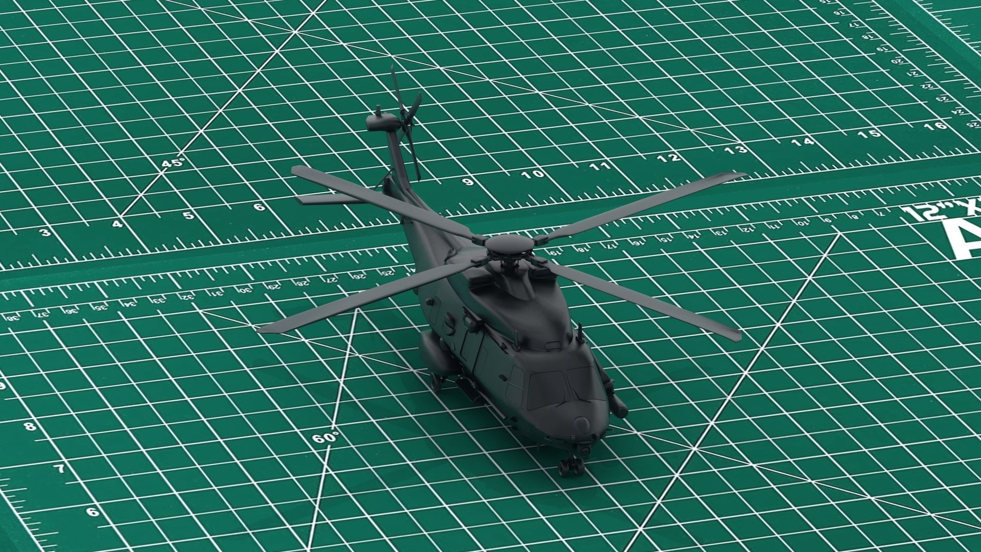 NH90 Helicopter 3D Print  3D print model_18