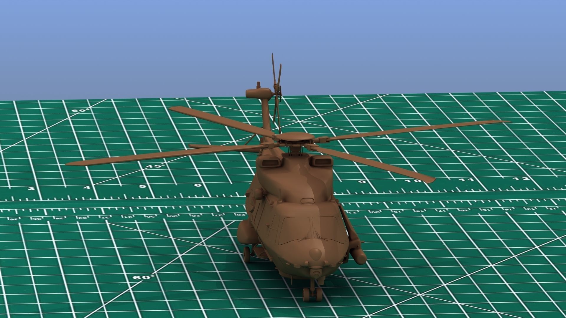 NH90 Helicopter 3D Print  3D print model_15