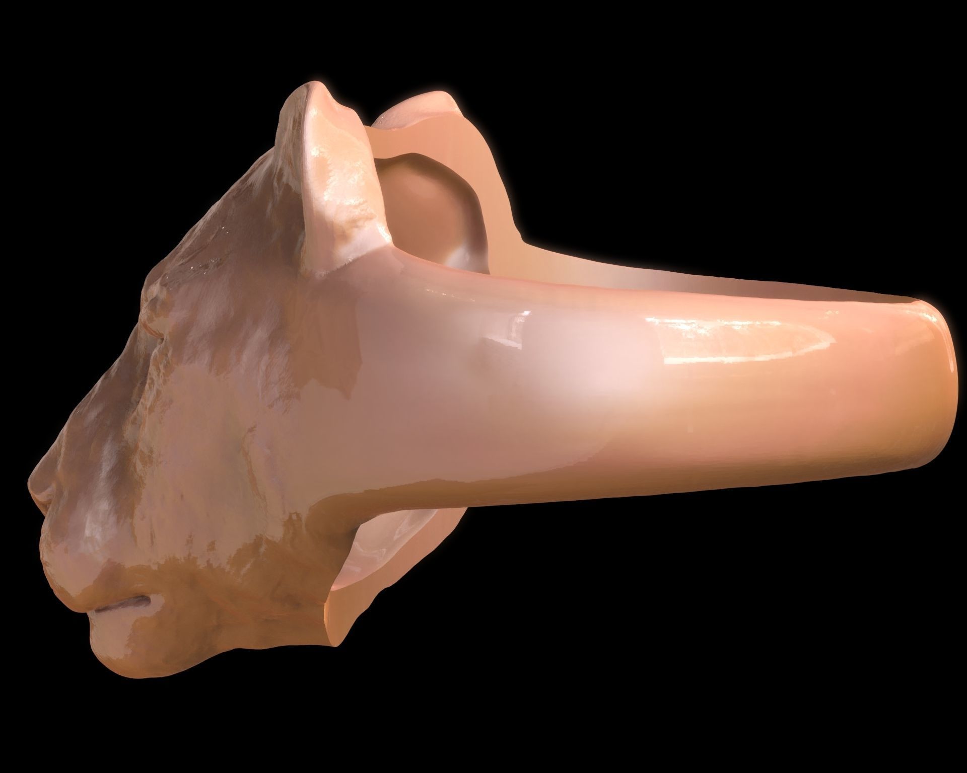 Lioness Ring 3D print model_18