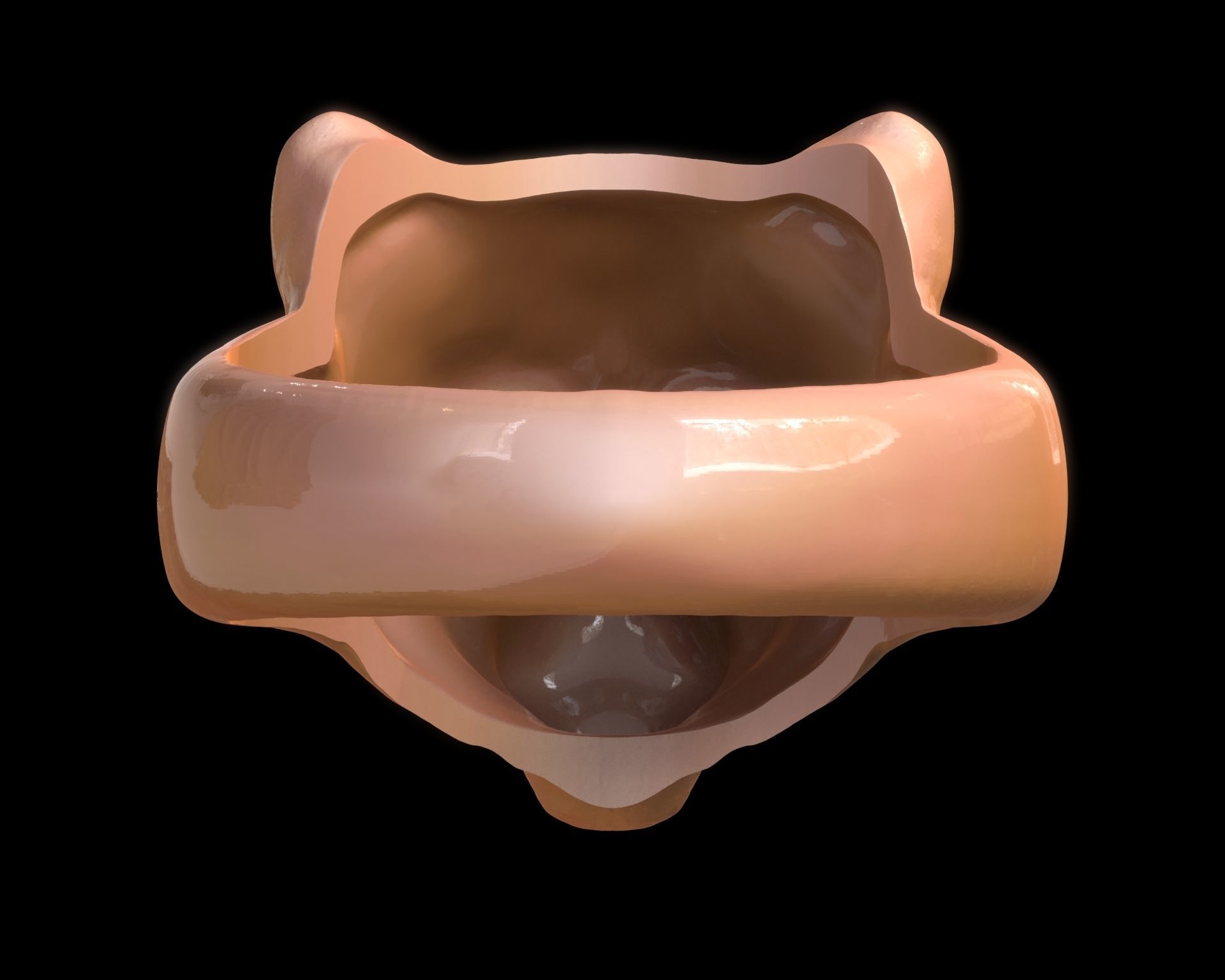 Lioness Ring 3D print model_13