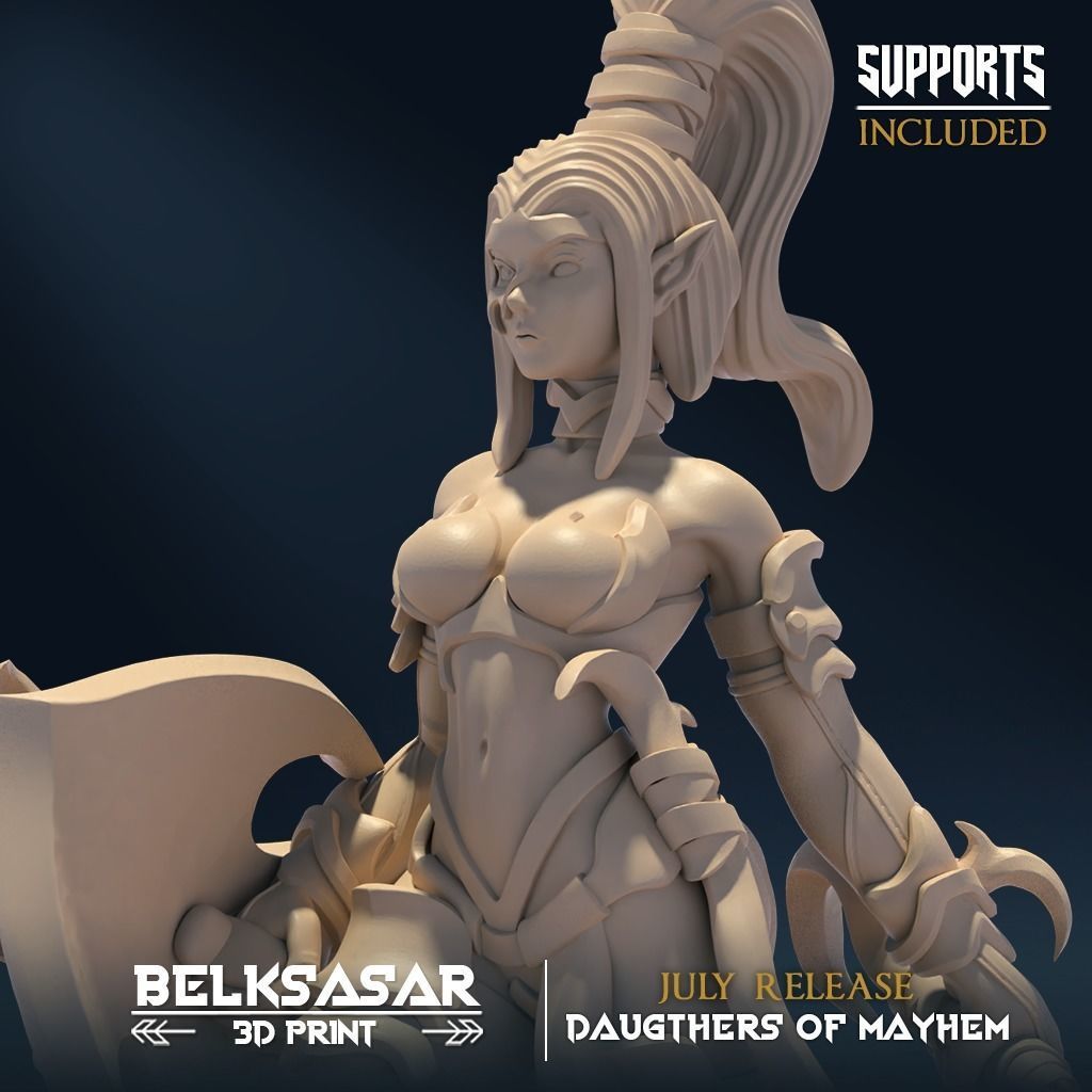 Sisters of Mayhem C 3D print model_2