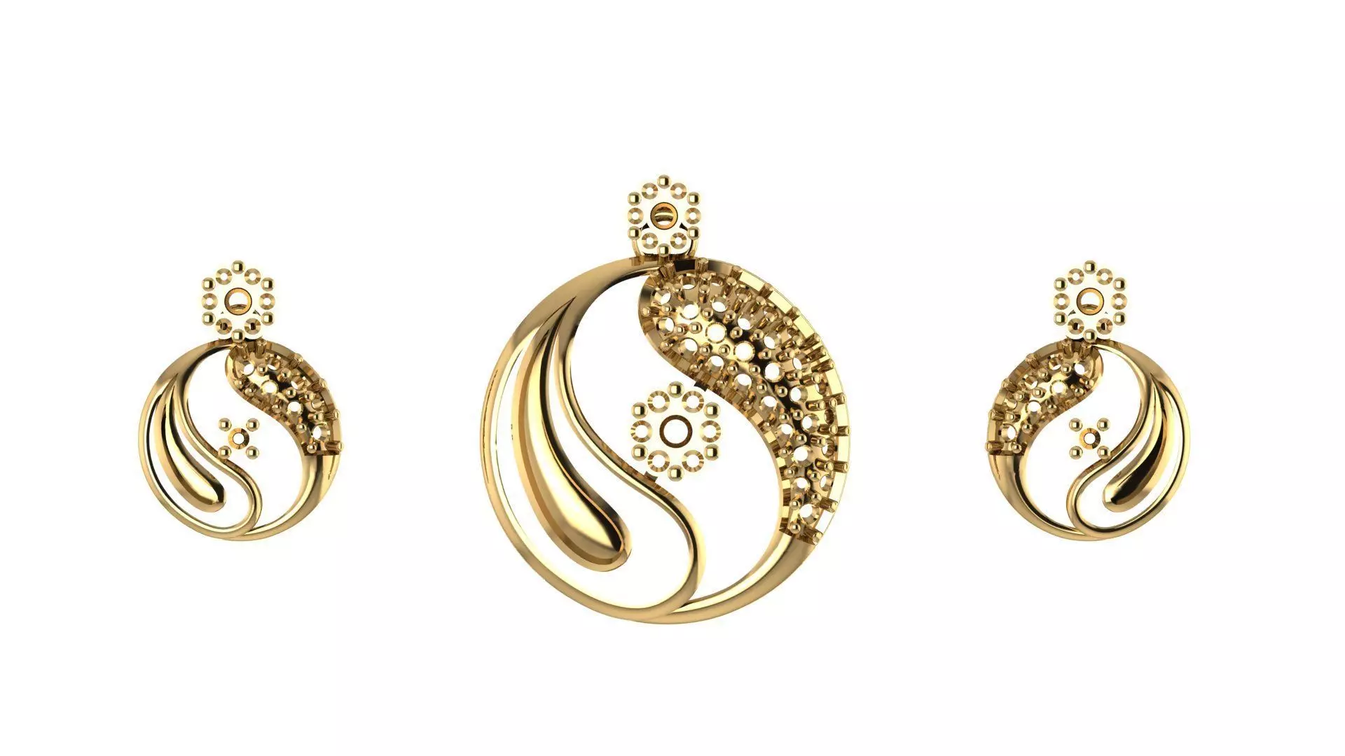 Women pendant 3D print model 3D print model_0