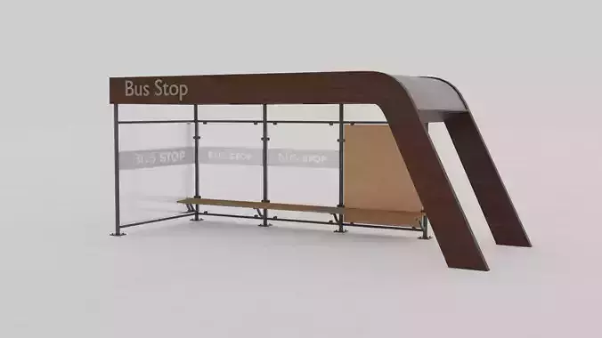 Modern Bus Stop