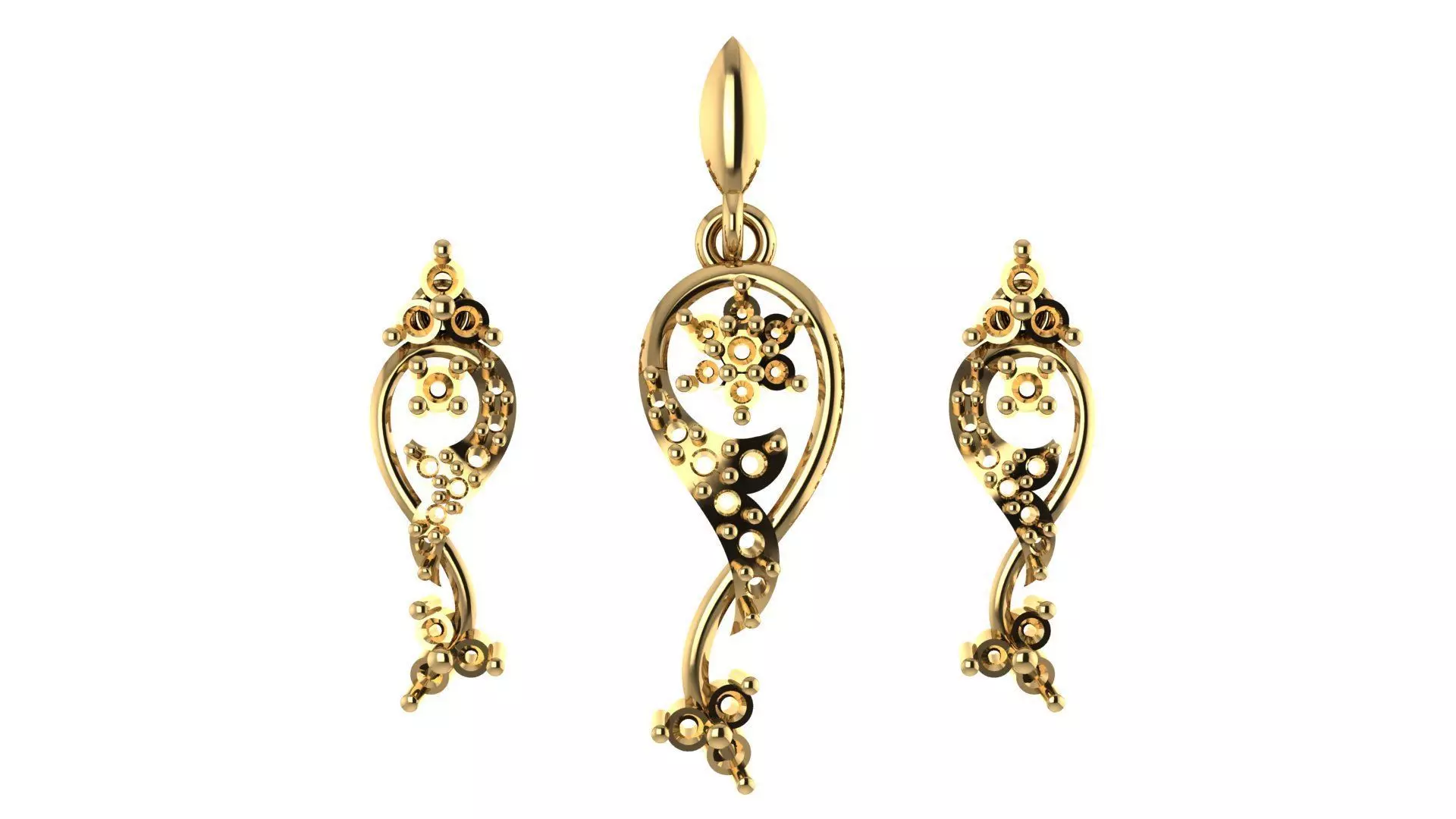 Women pendant 3D print model  3D print model_0