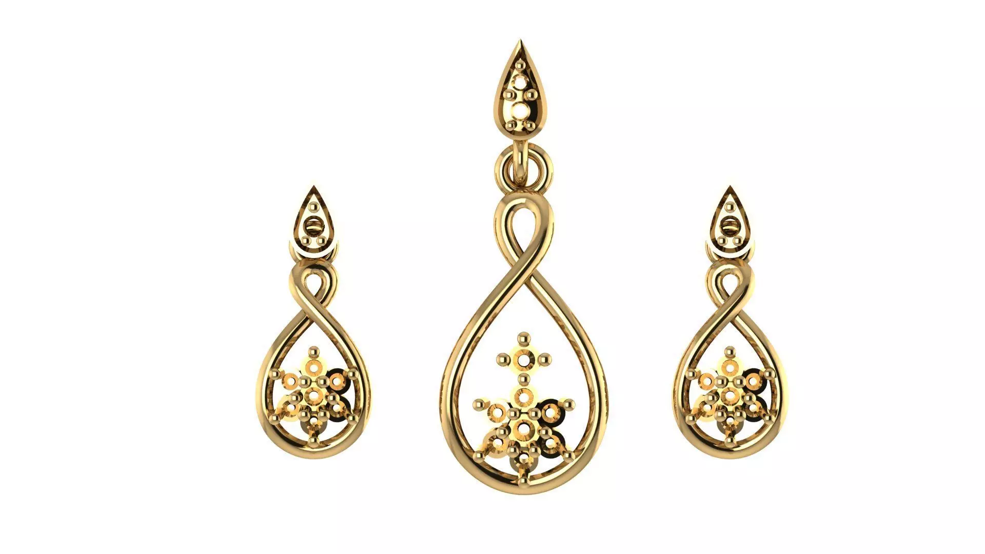 Women pendant 3D print model  3D print model_0