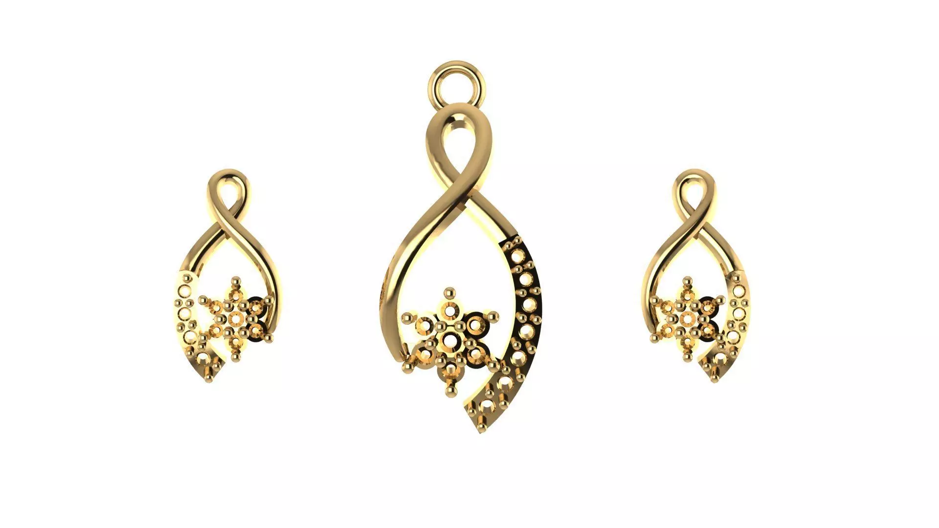 Women pendant 3D print model  3D print model_0