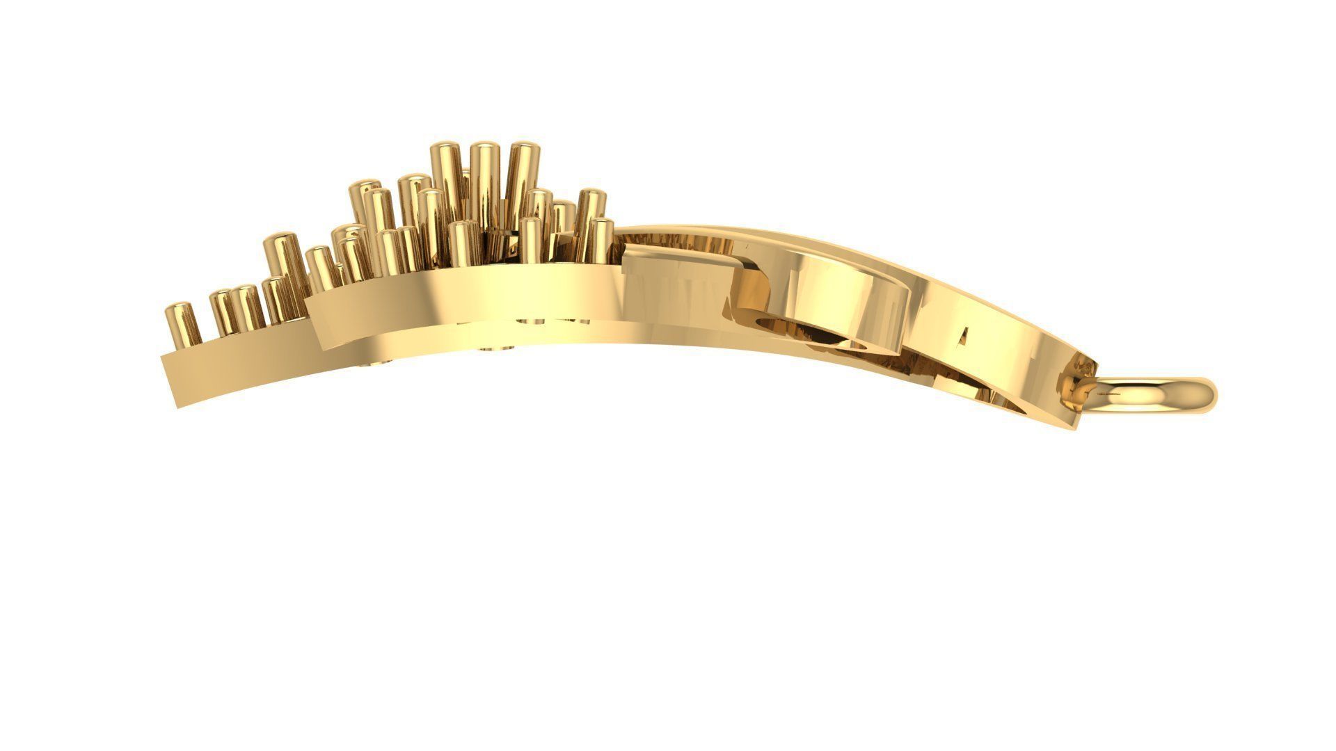 Women pendant 3D print model  3D print model_1