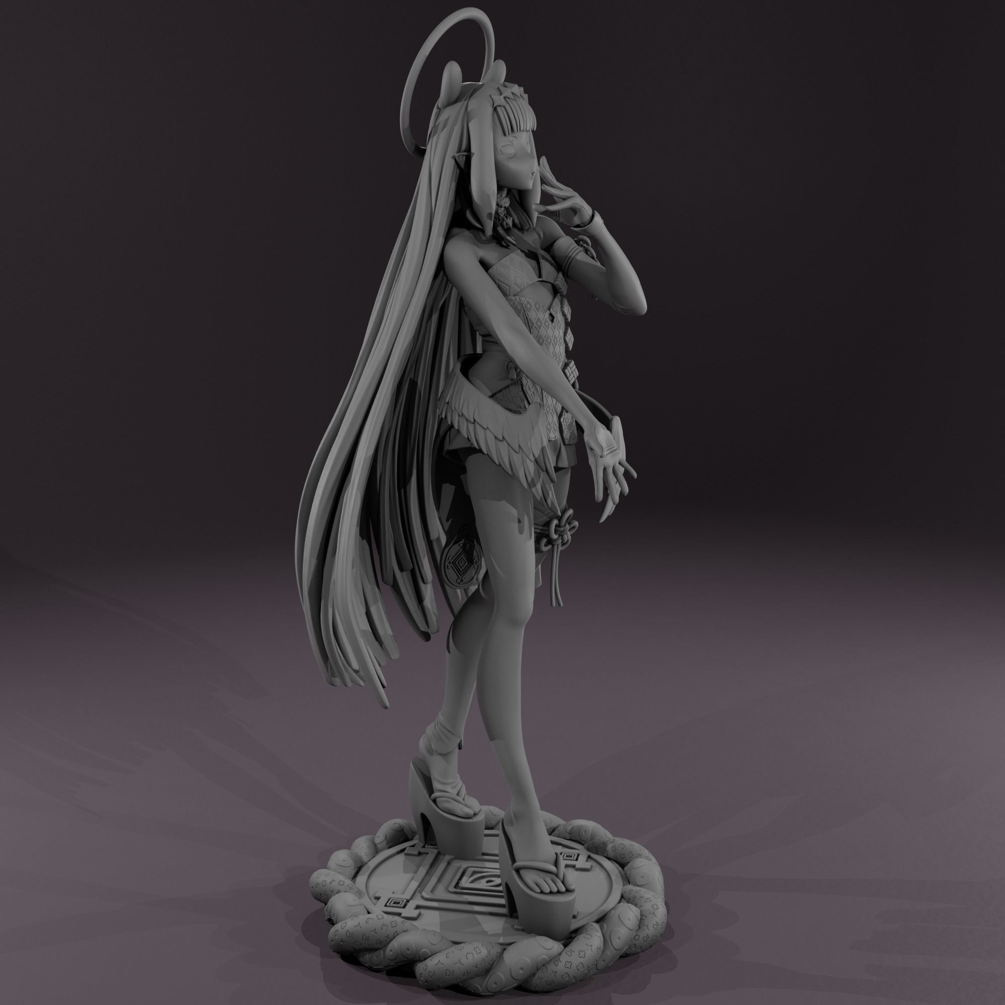 Ninomae Ina Nis - Hololive 3D print model_10