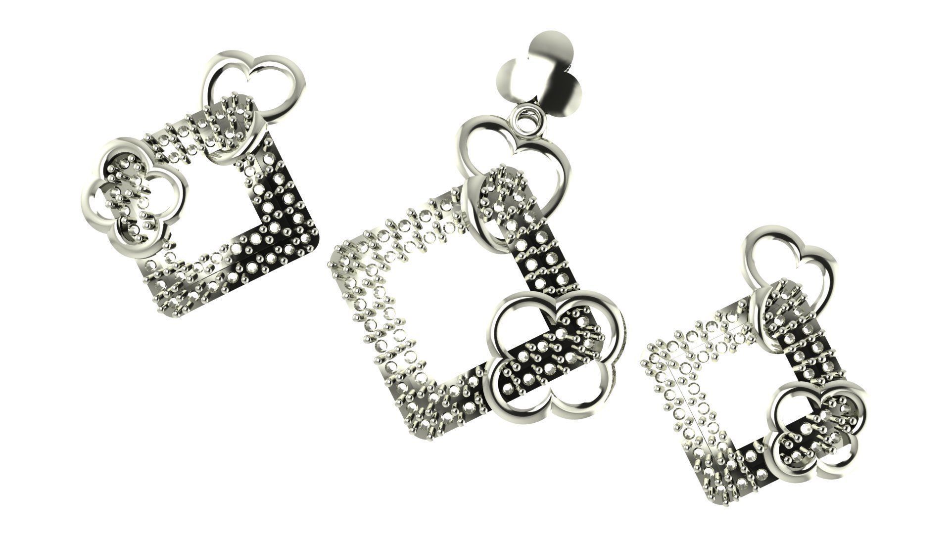 Women pendant 3D print model 3D print model_1