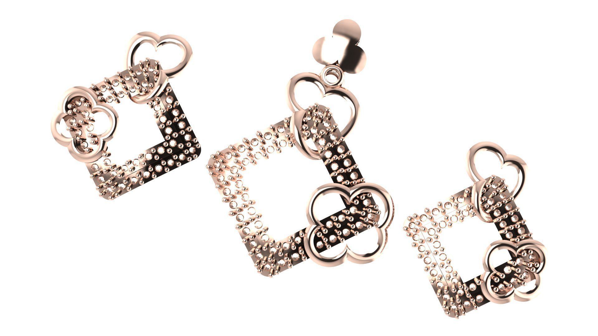 Women pendant 3D print model 3D print model_2