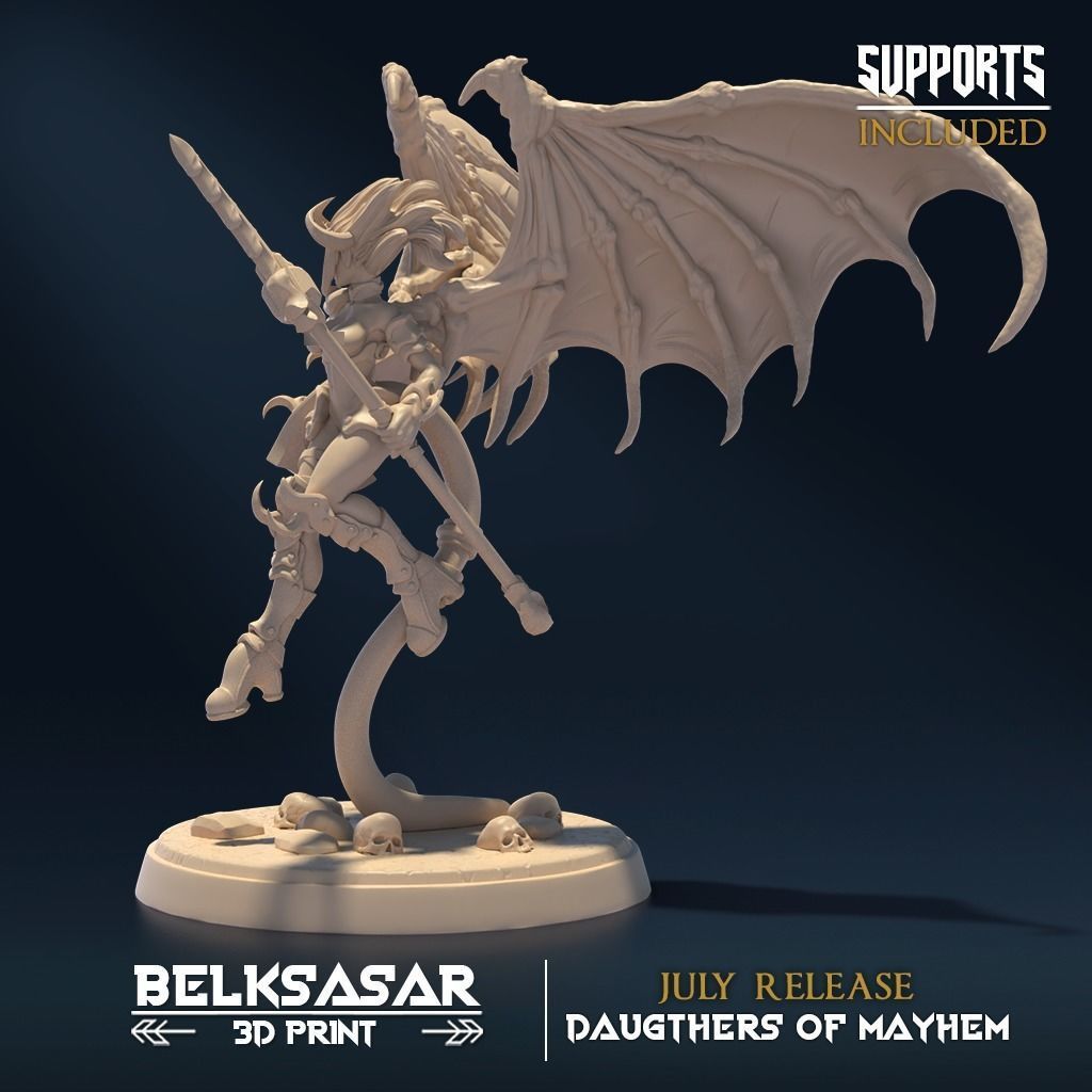 Succubus Heartripper C Nude 3D print model_1