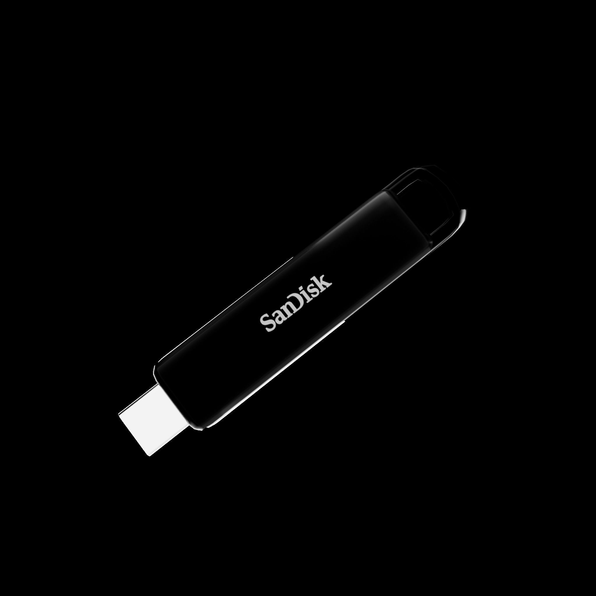 Flash drive type c Low-poly 3D model_1