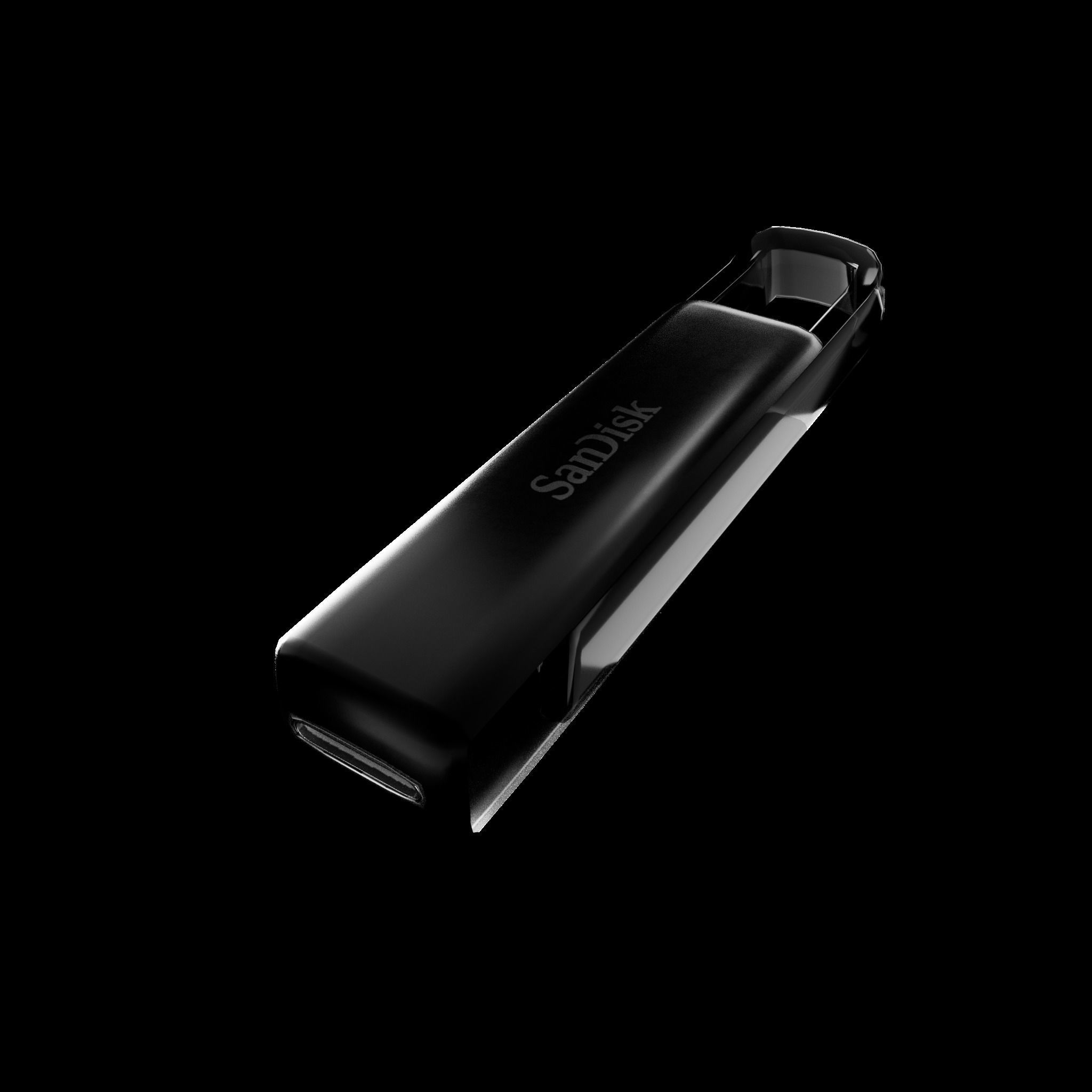 Flash drive type c Low-poly 3D model_7