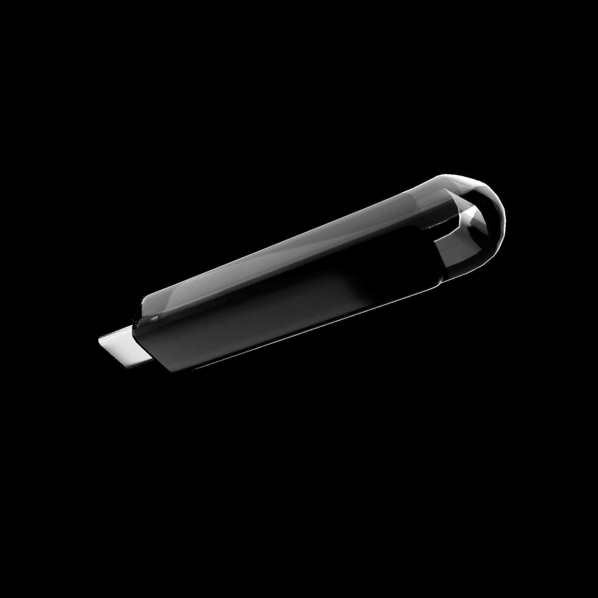 Flash drive type c Low-poly 3D model_2