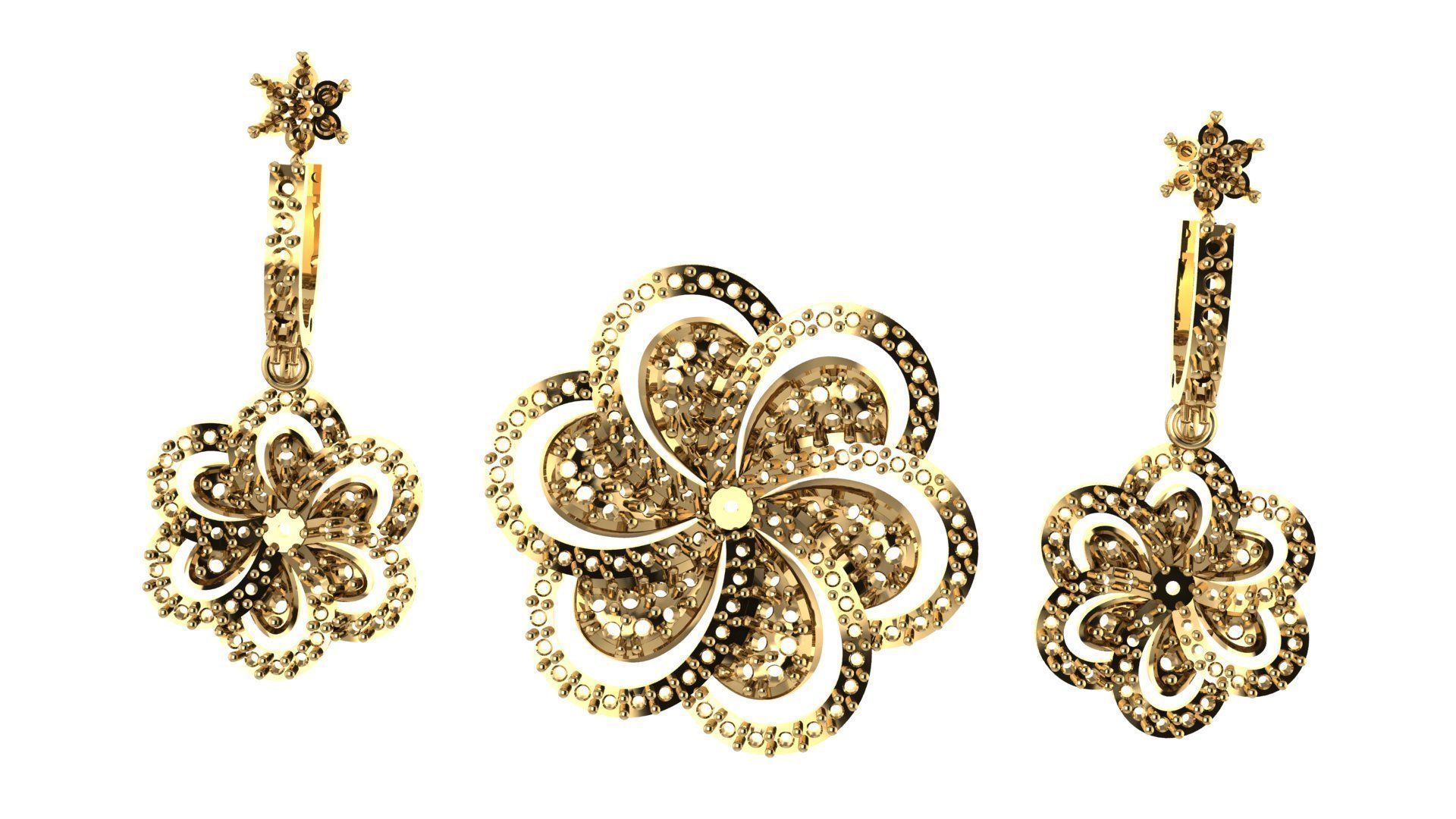 Women pendant 3D print model 3D print model_3