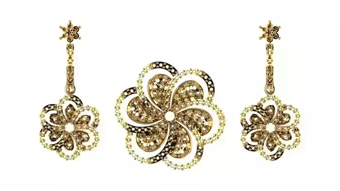 Women pendant 3D print model 