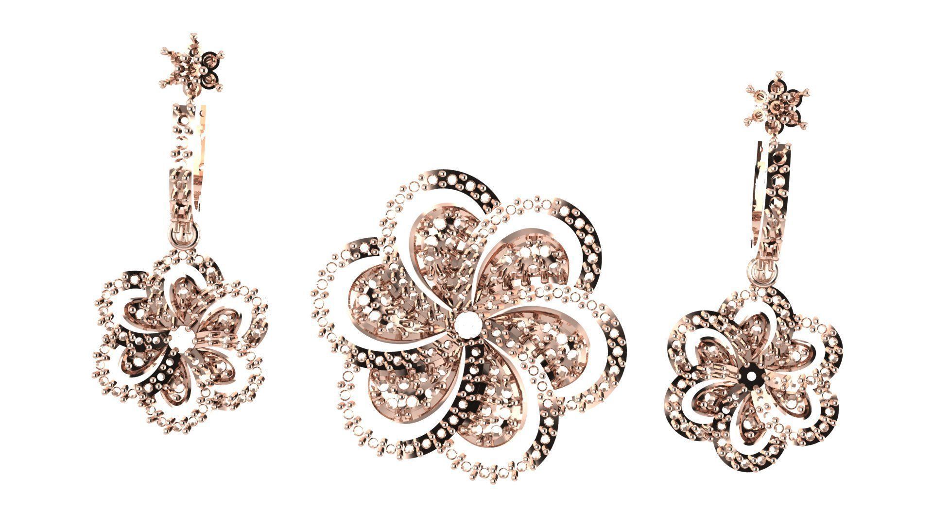 Women pendant 3D print model 3D print model_5